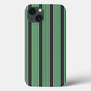 Groen en houtskool met vijf strepen Case-Mate iPhone case