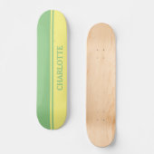 Groen en Lemon Persoonlijk Skateboard (Voorkant)