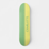Groen en Lemon Persoonlijk Skateboard (Voorkant)
