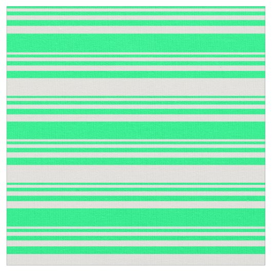 Groen en lichtgele strips stof (Close Up)
