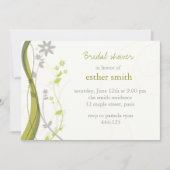 Groen en lichtgrijs bloemkool kaart (Voorkant)