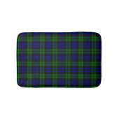 Groen en marine Tartan Badmat (Voorkant)