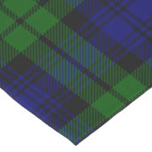 Groen en marine Tartan Korte Tafelloper (Hoek)