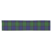 Groen en marine Tartan Korte Tafelloper (Horizontaal)
