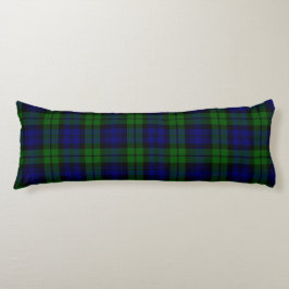 Groen en marine Tartan Lichaamskussen