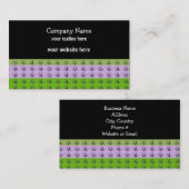 Groen en Mauve Grass Visitekaartje (Voorkant / Achterkant)