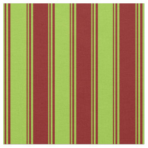 Groen en met lepel gekleurd patroon met stripes/li stof