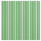 Groen en Mint Cream Lined Patroon Stof (Swatch)
