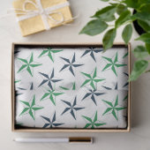 Groen en Navy Nautical Series Design 6 Tissuepapier (Geschenk)