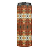 Groen en oranje kat 11 thermosbeker (Achterkant)