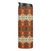 Groen en oranje kat 11 thermosbeker (Geroteerd rechts)