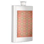 Groen en oranje patroon flacon (Rechts)