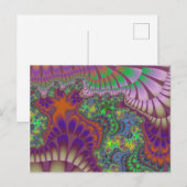 Groen en Oranje smelt Briefkaart (Voorkant / Achterkant)