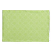 Groen en organisch patroon kussensloop (Achterkant)