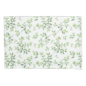 Groen en organisch patroon kussensloop (Voorkant)