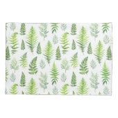 Groen en organisch patroon kussensloop (Achterkant)