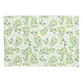 Groen en organisch patroon kussensloop (Voorkant)