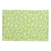 Groen en organisch patroon kussensloop (Achterkant)