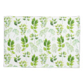 Groen en organisch patroon kussensloop (Achterkant)