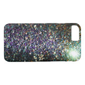 Groen en Paars Glitter komet & sterren Case-Mate iPhone Case (Achterkant (Horizontaal))