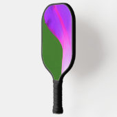 Groen en Paars ontwerp Pickleball Paddle (Links)