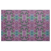 Groen en Paars patroon Stof (Fat Quarter)