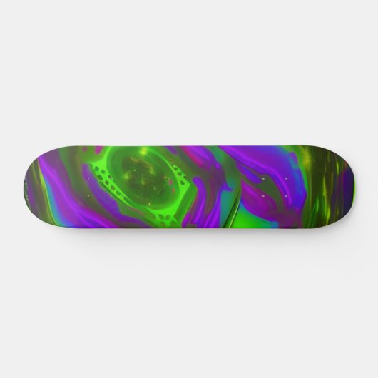 Groen en Paars Skateboard (Horizontaal)