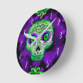 Groen en Paars stromend suiker Ronde Klok (Hoek)