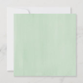 Groen en Paars Succulent Bouquet Square Weddenscha Kaart (Achterkant)