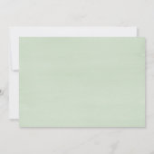 Groen en Paars Succulent Horizontal Wedding Kaart (Achterkant)