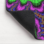 Groen en Paars vistuig Muismat (Hoek)