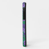 Groen en paarse paisley Case-Mate iPhone case (Achterkant/links)