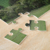 Groen en Pleasant Land Jigzaag Puzzle Legpuzzel (Zijkant)