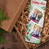 Groen en Rood 5 Fotosjabloon Kerstmis Thermosbeker