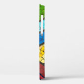Groen en rood abstract schilderij Case-Mate iPhone case (Achterkant / Links)