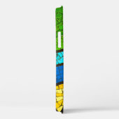 Groen en rood abstract schilderij Case-Mate iPhone case (Achterkant / Rechts)