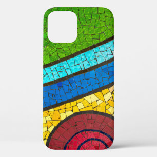 Groen en rood abstract schilderij Case-Mate iPhone case