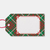 Groen en rood cadeaulabel (Achterkant Horizontaal)