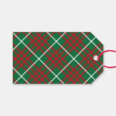 Groen en rood cadeaulabel (Voorkant (Horizontaal))