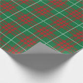 Groen en rood cadeaupapier (Hoek)