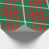 Groen en rood cadeaupapier (Hoek)