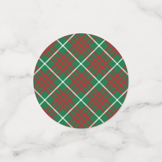 Groen en rood confetti (Kleine voorkant)