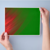 groen en rood flyer (Hand)
