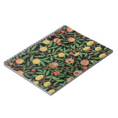 Groen en rood fruit door William Morris. Notitieboek (Linkerzijde)