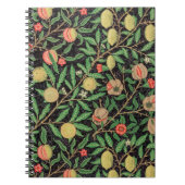 Groen en rood fruit door William Morris. Notitieboek (Voorkant)