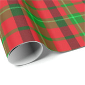 Groen en rood geplakt patroon cadeaupapier (Rol Hoek)