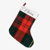 Groen en Rood Grote Kerstsok (Voorkant (Hangend))
