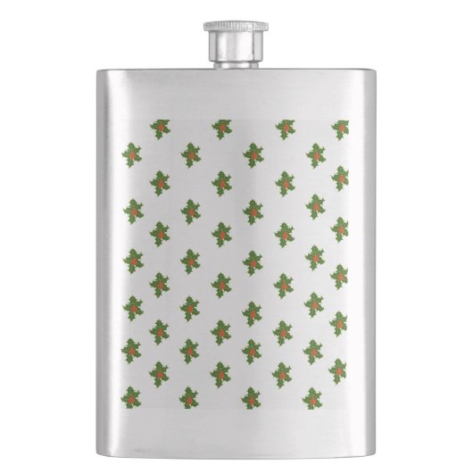 Groen en rood Holly Plant Flacon (Voorkant)