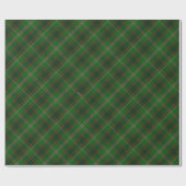 Groen en rood met kerstcadeaus cadeaupapier (Vlak)