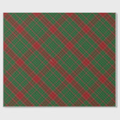 Groen en rood met kerstcadeautjes cadeaupapier (Vlak)